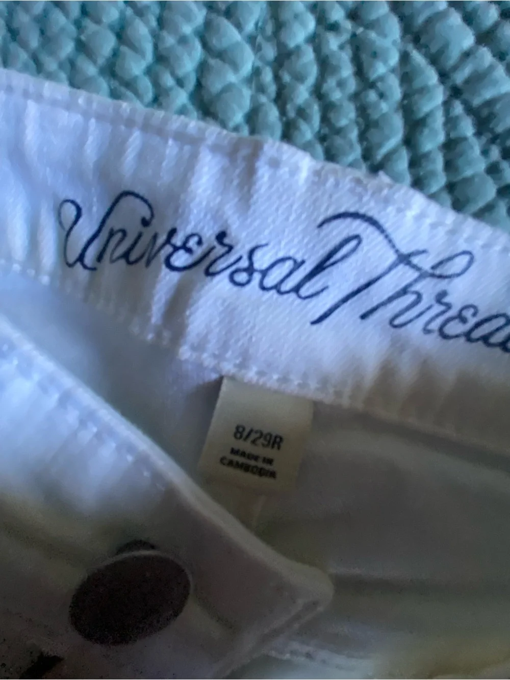 Universal Thread White Denim Cutoff Shorts
